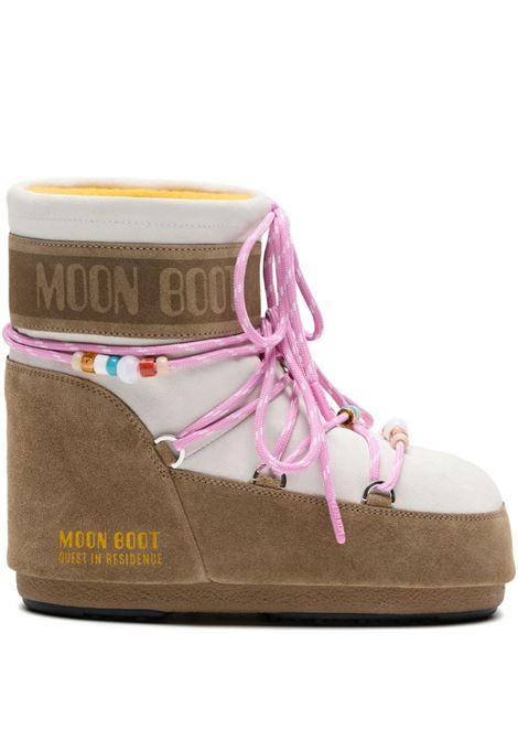 mb x gir icon low suede beads MOON BOOT | 80D1409730BL43